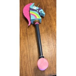 2018 Fortnite Rainbow Smash Pickaxe Unicorn Role Play Cosplay 39" Epic Games